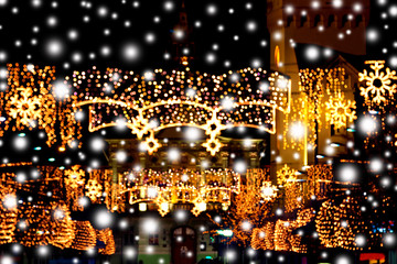 New Year's Eve in the city