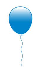 Glossy Blue Balloon