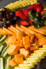 Colorful fruit salad