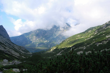 Popradske pleso from Zlomiskova dolina © honza28683