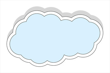Cloud Banner Vector