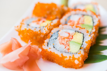 California roll sushi maki