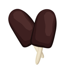 Pair of Chocolate Ice Cream