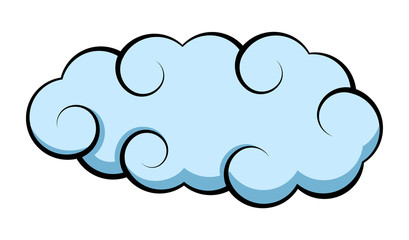 Fluffy Cloud Vector