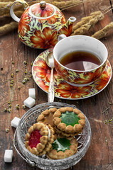 tea ceremony and sweets