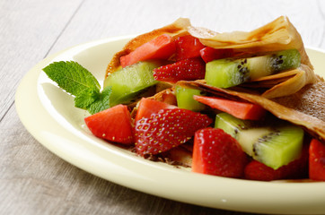 Homemade pancakes