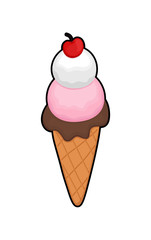 Softy Ice Cream Vector