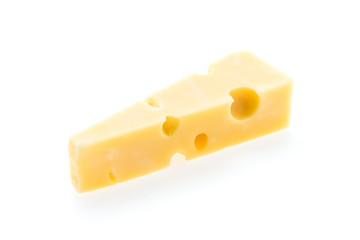 Cheese isolated on white