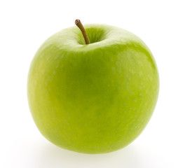 Green apple isolated on white background