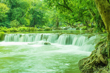 Fototapeta na wymiar Thailand waterfall.