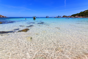 asia in the  kho tao   beach    rocks house boat   thailand  and