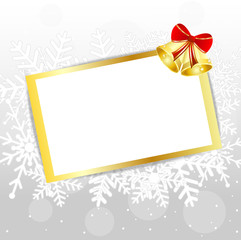 festive postal with campanellis