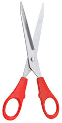 General purpose scissors with red handles
