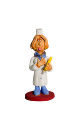 Statuette medical doctor woman
