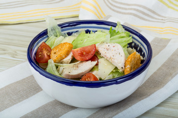 Caesar salad with chicken