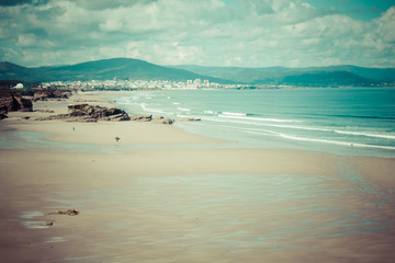 Playa de las Catedrales - Beautiful beach in the north of Spain.
