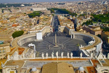 Saint peter square in Vatican