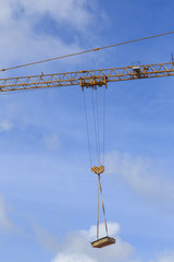Crane in construction site