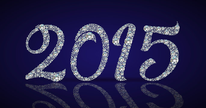 Diamond 2015 new year banner