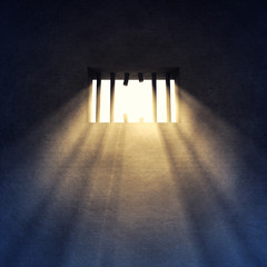 Prison cell interior ,  Prison escape , Jailbreak - obrazy, fototapety, plakaty