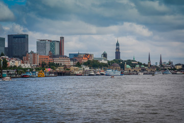 Hamburger Hafenansicht