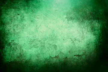 Foto op Plexiglas Licht en schaduw groene grunge achtergrond of textuur