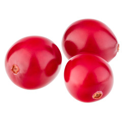 cranberry  isolated on white background cutout