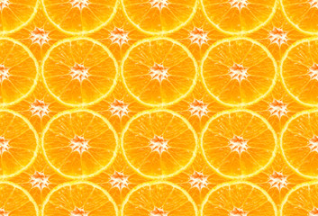 Half of orange isolated on white background