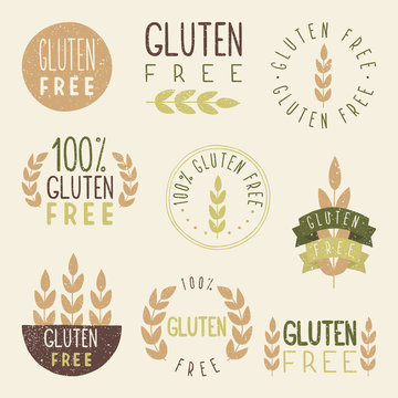 Gluten free labels.