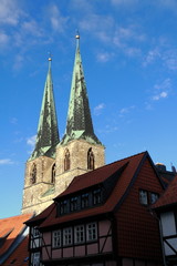 Fototapeta na wymiar Quedlinburg - St. Nikolai