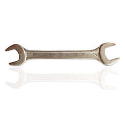 Wrench isolated on white background