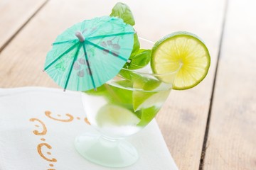 Cold Mojito cocktail