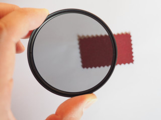 Circular polarising filter