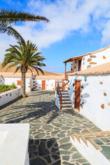 Traditional farm houses in Canarian village, Fuerteventura