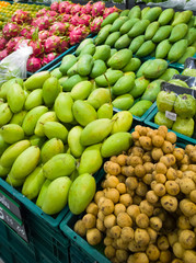 Fresh fruits at a market