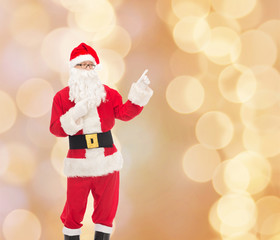 man in costume of santa claus