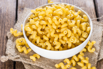 Pasta Curls in a bowl