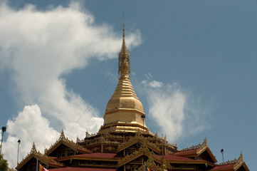 Hpaung Daw U Pagoda is the famous Temple in Inle lake. © topten22photo