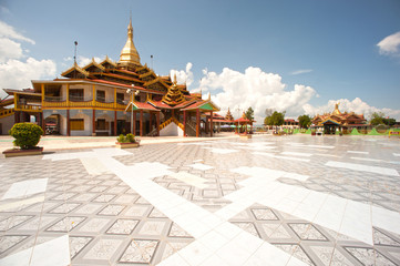 Hpaung Daw U Pagoda is the famous Temple in Inle lake.