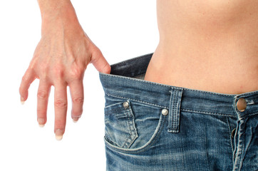 Fototapeta premium Concept of weight loss