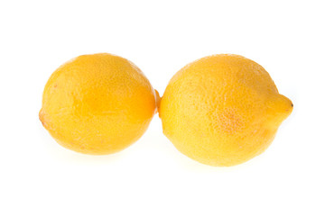 lemon fruit sour isolated on white background