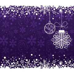 Christmas decorations, festive background