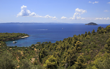 Fototapeta premium Picturesque bay of the Aegean Sea.