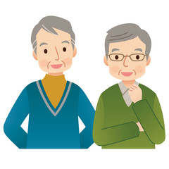 Obraz premium 高齢者の男性 シニア