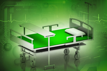 3d multi use hospital bed