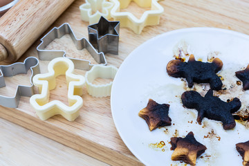 Christmas cookies burn