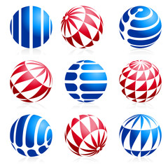 Colorful elements for the logo 18