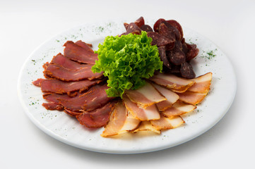 The set of smoked meat