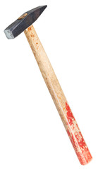 Cross Pein Hammer with square face isolated