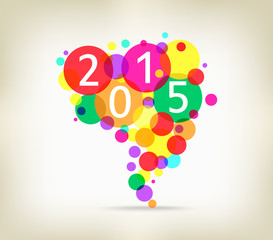 happy new year background colorful